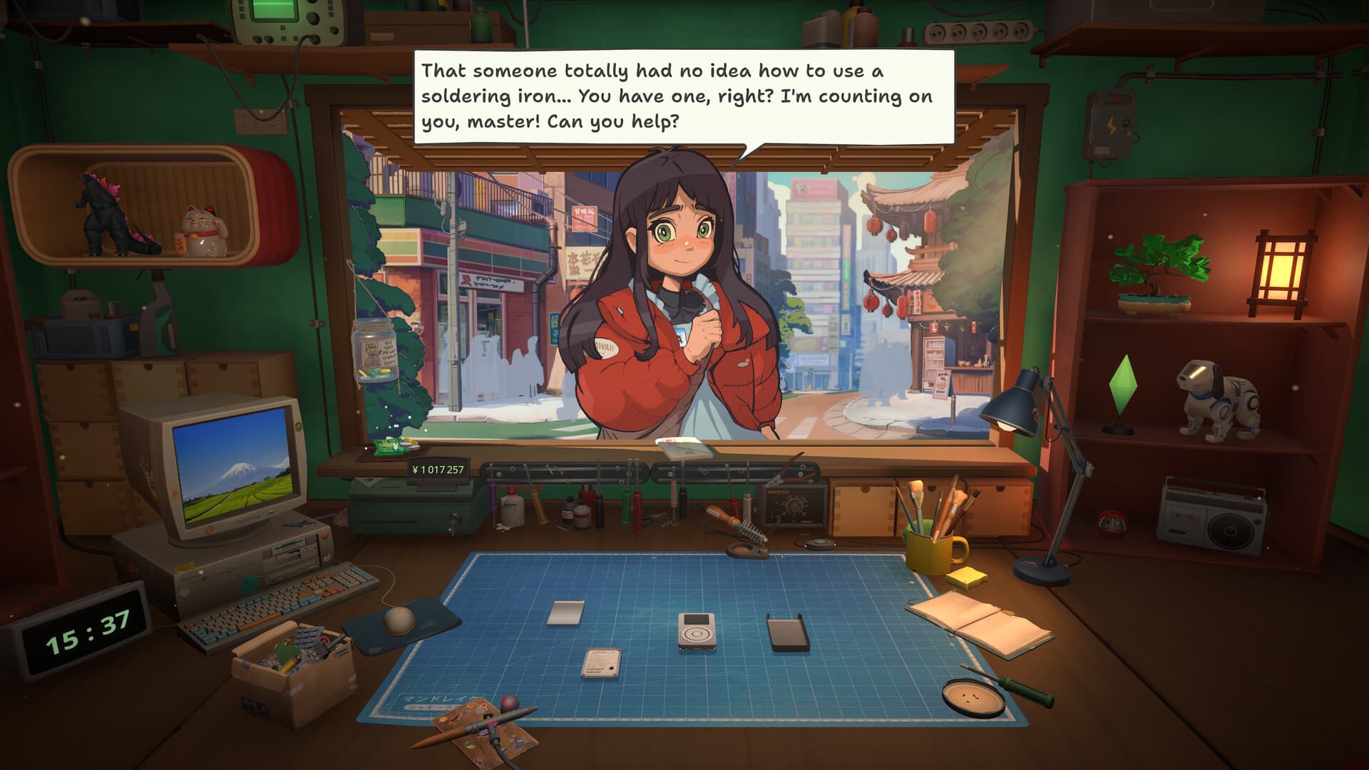 ReStory customer conversation at the repair counter